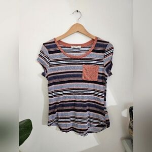 Striped Multicolor Women's Top